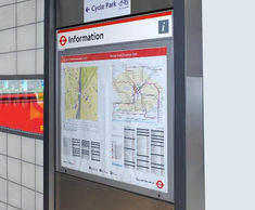 Publicity and information display cases