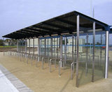 Cambridgeshire - steel outdoor bike storage for public spaces for 12 bikes - on this page