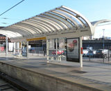 Gullwing Platform railway station canopy - on this page