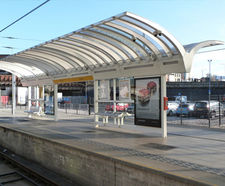 Gullwing Platform railway station canopy