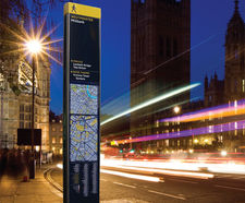 Legible London wayfinding units for Greater London