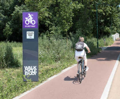 Smart Cycle counting totems for Waltham Forest