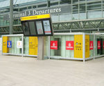 Anti-terrorist bomb-blast protected glazed screens