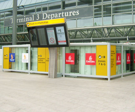Anti-terrorist bomb-blast protected glazed screens