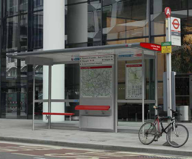 Landmark passenger waiting shelter