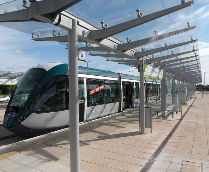 NET2 Gullwing Tram Shelter