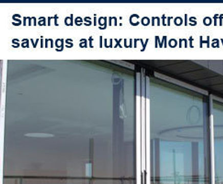 Controls ensure cost savings at Mont Havelet apartments