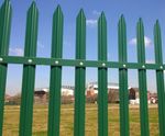 Lochrin Combi - steel security fence for high-risk site protection