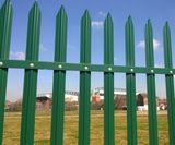 Lochrin Combi - steel security fence for high-risk site protection - on this page