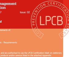 ISO 9001:2015 accreditation for Lochrin Bain's fencing