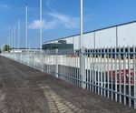 Lochrin Combi™ SL1 Palisade A1 security-rated fencing
