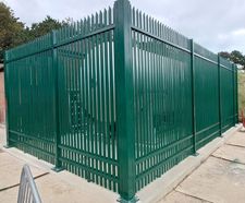 Lochrin Defender™ SL3 - steel high-security palisade fencing