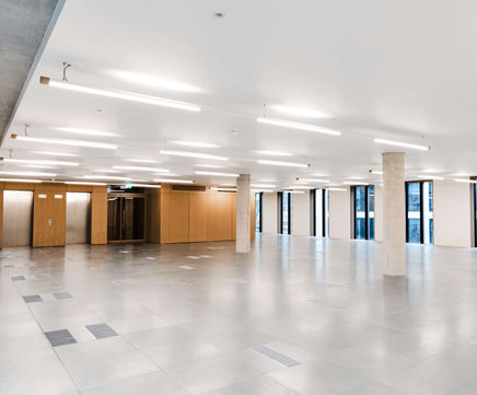 Zonal underfloor aircon system for Fitzrovia development