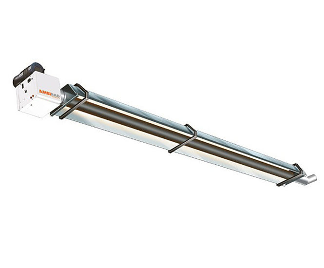 Vision Overhead Radiant Double Linear Heater - gas tube heater