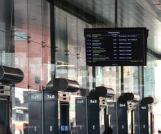 Bespoke energy-efficient air curtains for coach station