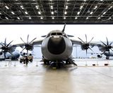 Energy-efficient space heating for aircraft hangar - on this page