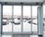 Vertical air curtain stops entrance draughts at Audi London 1