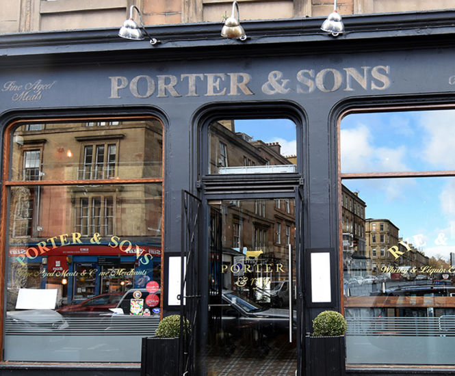 Industrial-look air curtain unit for Glasgow restaurant