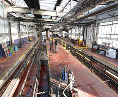 Radiant tube heating keeps staff warm at rail depot