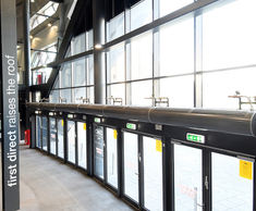 Air curtains lower running costs at First Direct Arena, Leeds