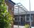 Brandon - freestanding steel canopy shelter with polycarbonate roof 1