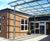Brandon - freestanding steel canopy shelter with polycarbonate roof 2