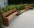 Imperial - outdoor timber curved or straight seating 7
