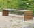 Linares - contemporary timber and steel outdoor seating and table range 6