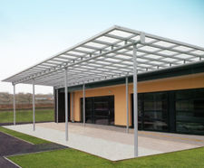 Canopy for sheltered outdoor area at primary school