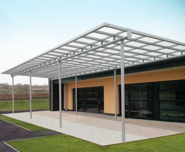 Canopy for sheltered outdoor area at primary school