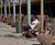 Saarbrucken - contemporary timber and steel outdoor seating 3