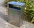 Chelsea Stainless Steel Litter Bin with Integral Ashtray 1