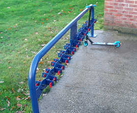 Double Sided Scooter Rack