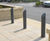 Steel Bollard Slant Top 139mm Diameter  0