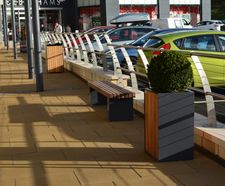 Street furniture - Elliott's Field Shopping Park, Rugby
