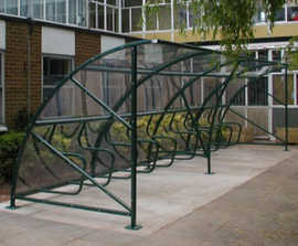 Bromley cycle shelter