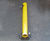 Yellow lockable fold-down steel post for driveways and parking spaces 3