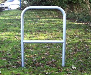 Sheffield Cycle Stand with Mid-rail