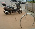 Circular Stainless Steel Cycle Stand