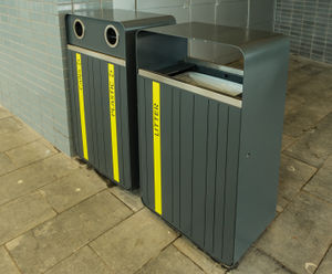 Stoke Steel Litter Bin