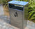 Chelsea Stainless Steel Litter Bin with Integral Ashtray 0