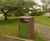Deacon - 100L contemporary timber and steel outdoor litter bin 3