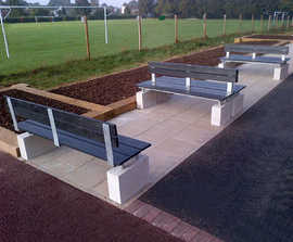 Ormiston recycled plastic seating