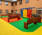 Dementia-friendly outdoor furniture for hospitals