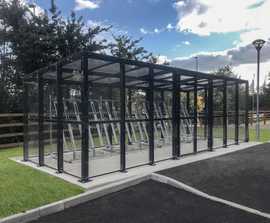 Chichester cycle shelter