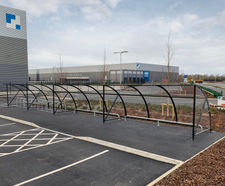 Motorcycle and cycle shelters for mixed-use development