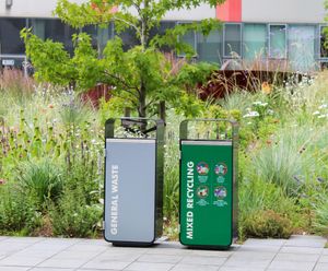Litter and recycling bins for University of Sheffield