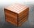 Deacon Cube - small outdoor hardwood and steel bench for public spaces 2