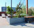 Planters and seating for rooftop garden - Manchester 7