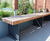 Planters and seating for rooftop garden - Manchester 8
